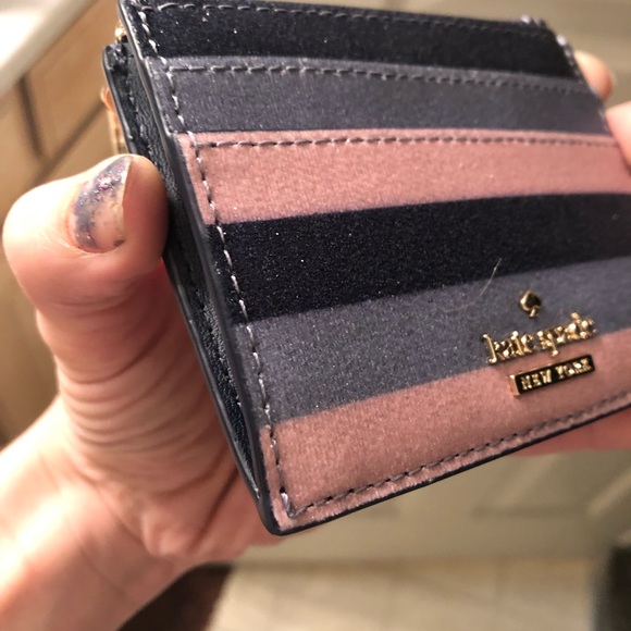 Kate Spade glitter Owen lane lalena card case - Picture 4 of 8